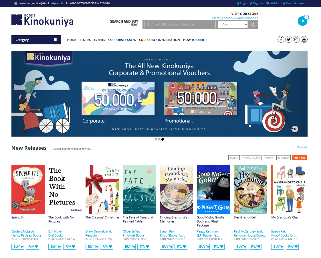 Kinokuniya - Pengalaman Beli Buku Online di Kinokuniya Jakarta
