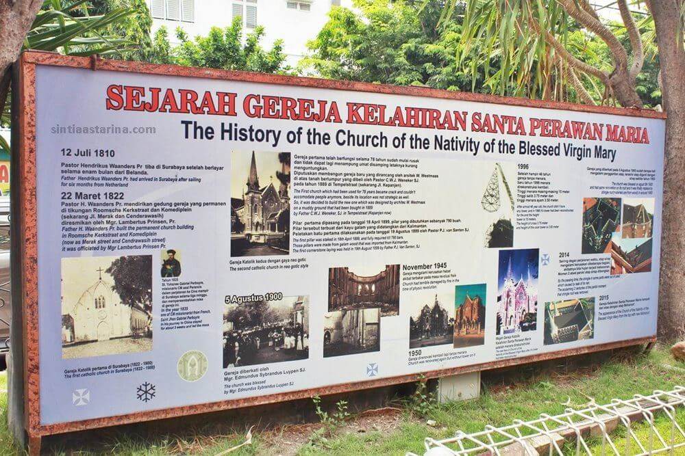 Gereja Tertua di Surabaya Gereja Katolik Kelahiran Santa Perawan Maria